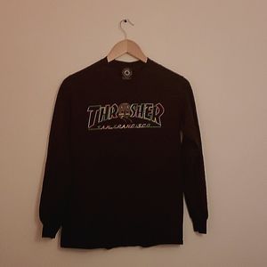 Chandail a manche long- trasher-noir-small